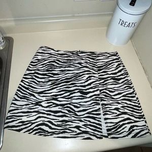 BDG Zebra print mini skirt